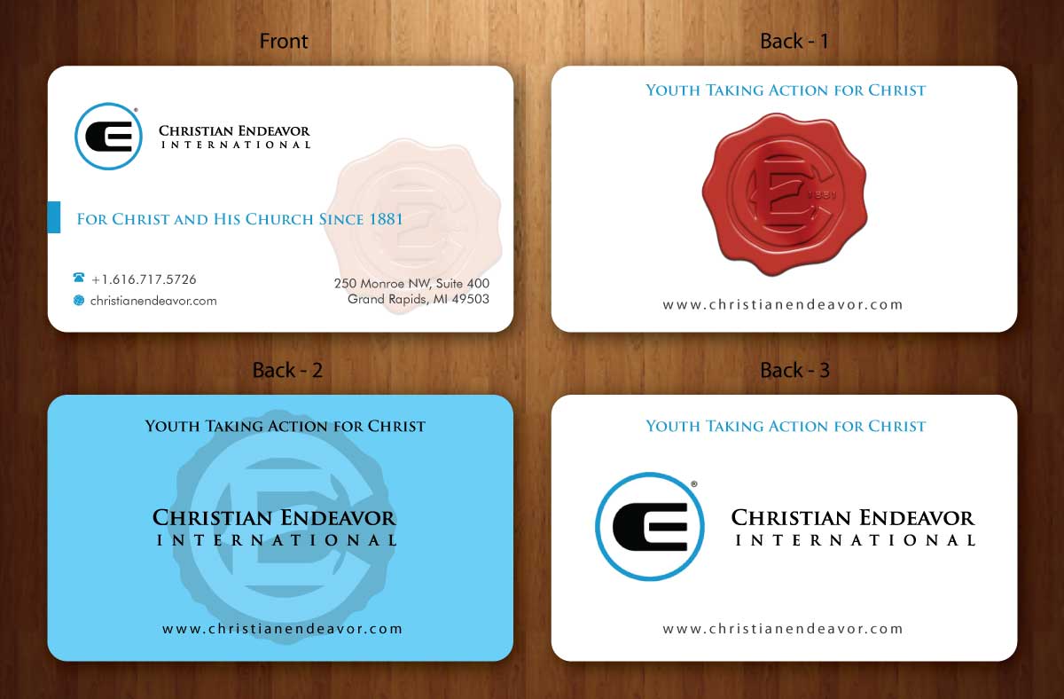 Stationery Design by Sbss for Christian Endeavor International | Design #1536798