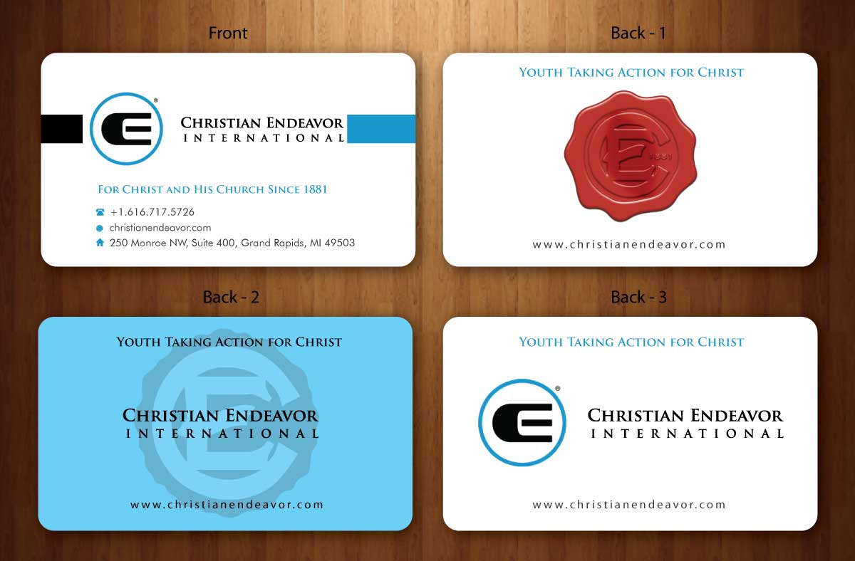 Schreibwaren-Design von Sbss für Christian Endeavor International | Design #1536810