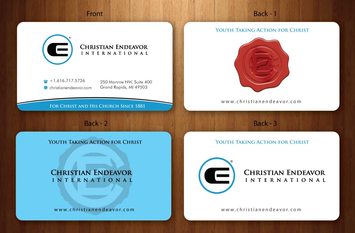 Schreibwaren-Design von Sbss für Christian Endeavor International | Design #1536811