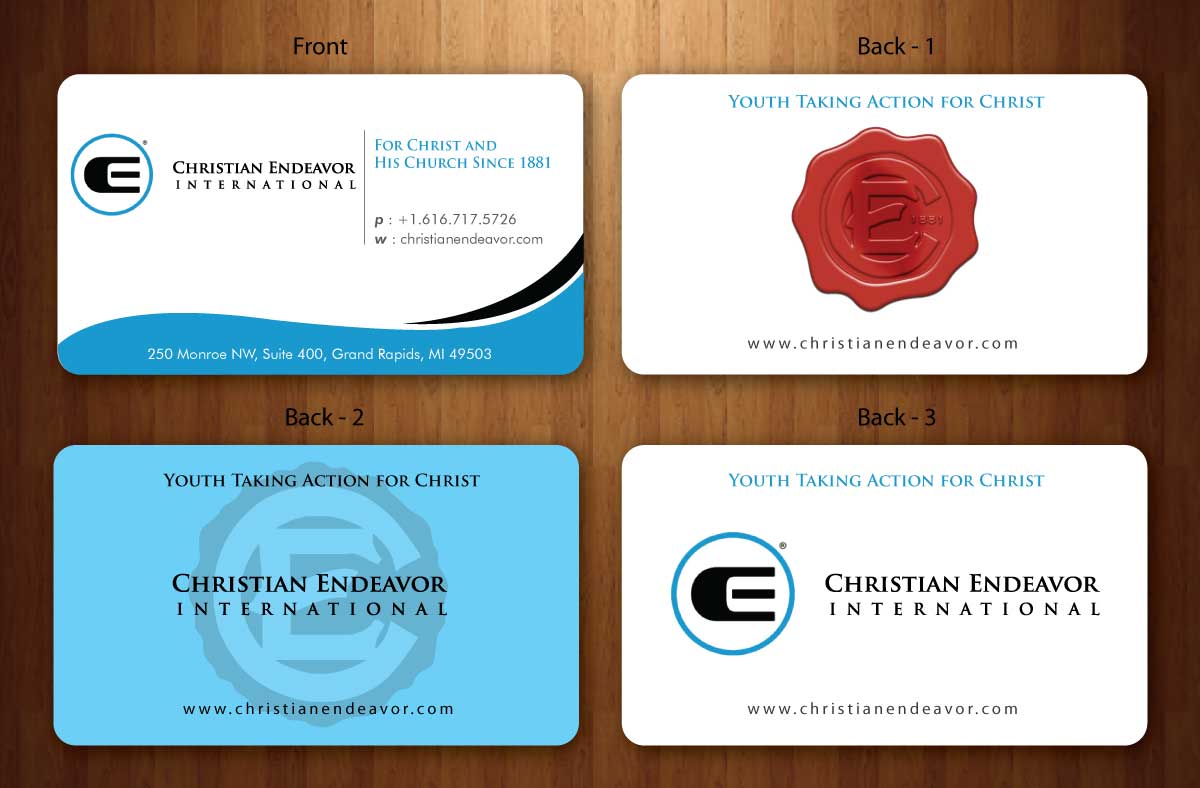 Schreibwaren-Design von Sbss für Christian Endeavor International | Design #1536817