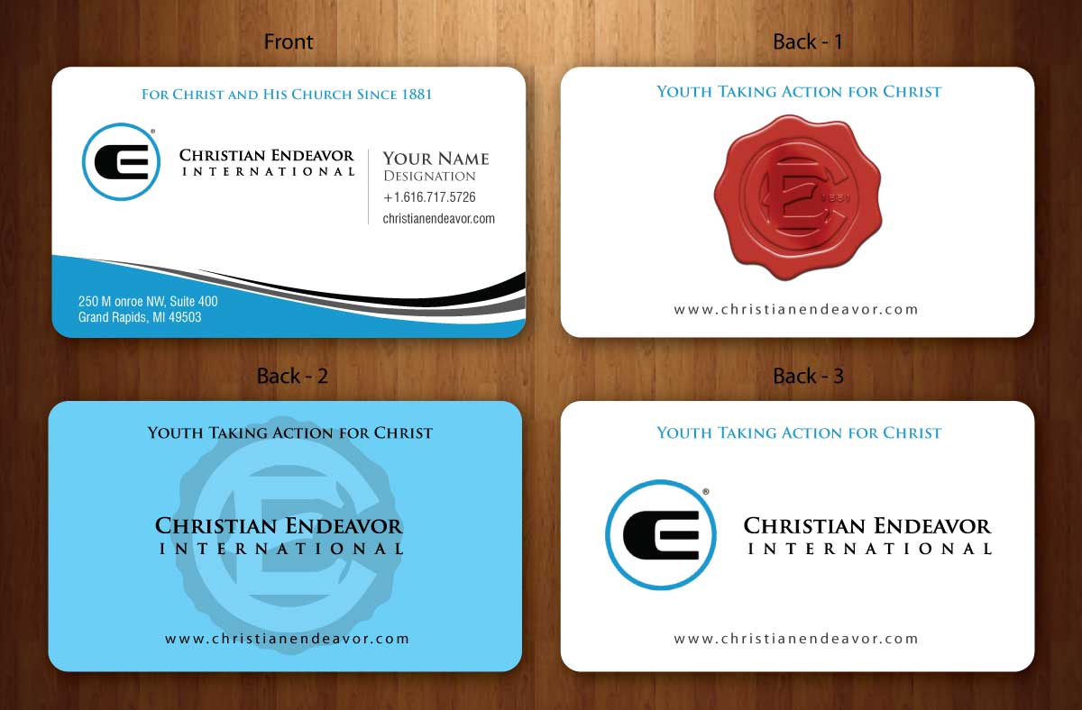 Schreibwaren-Design von Sbss für Christian Endeavor International | Design #1536828