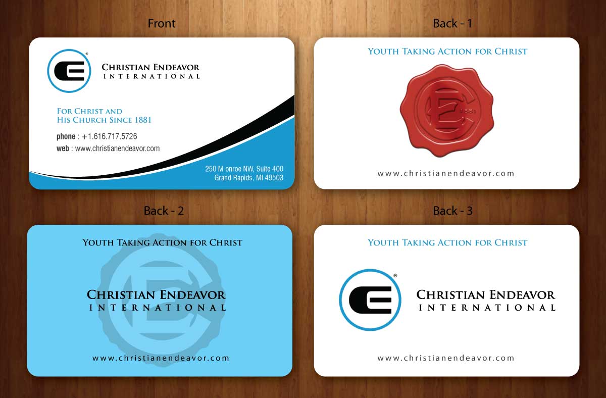 Schreibwaren-Design von Sbss für Christian Endeavor International | Design #1536830