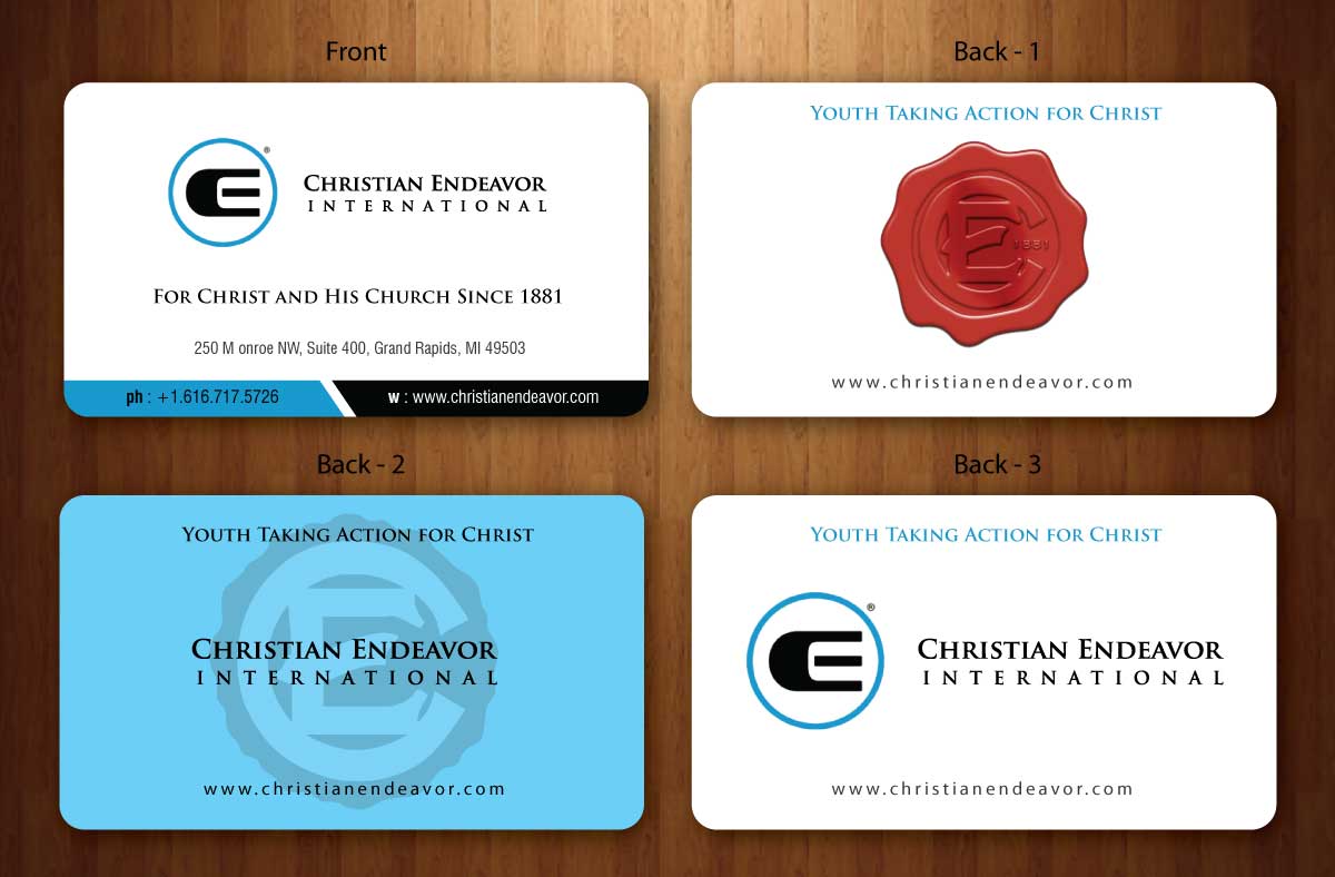 Stationery Design by Sbss for Christian Endeavor International | Design #1536836