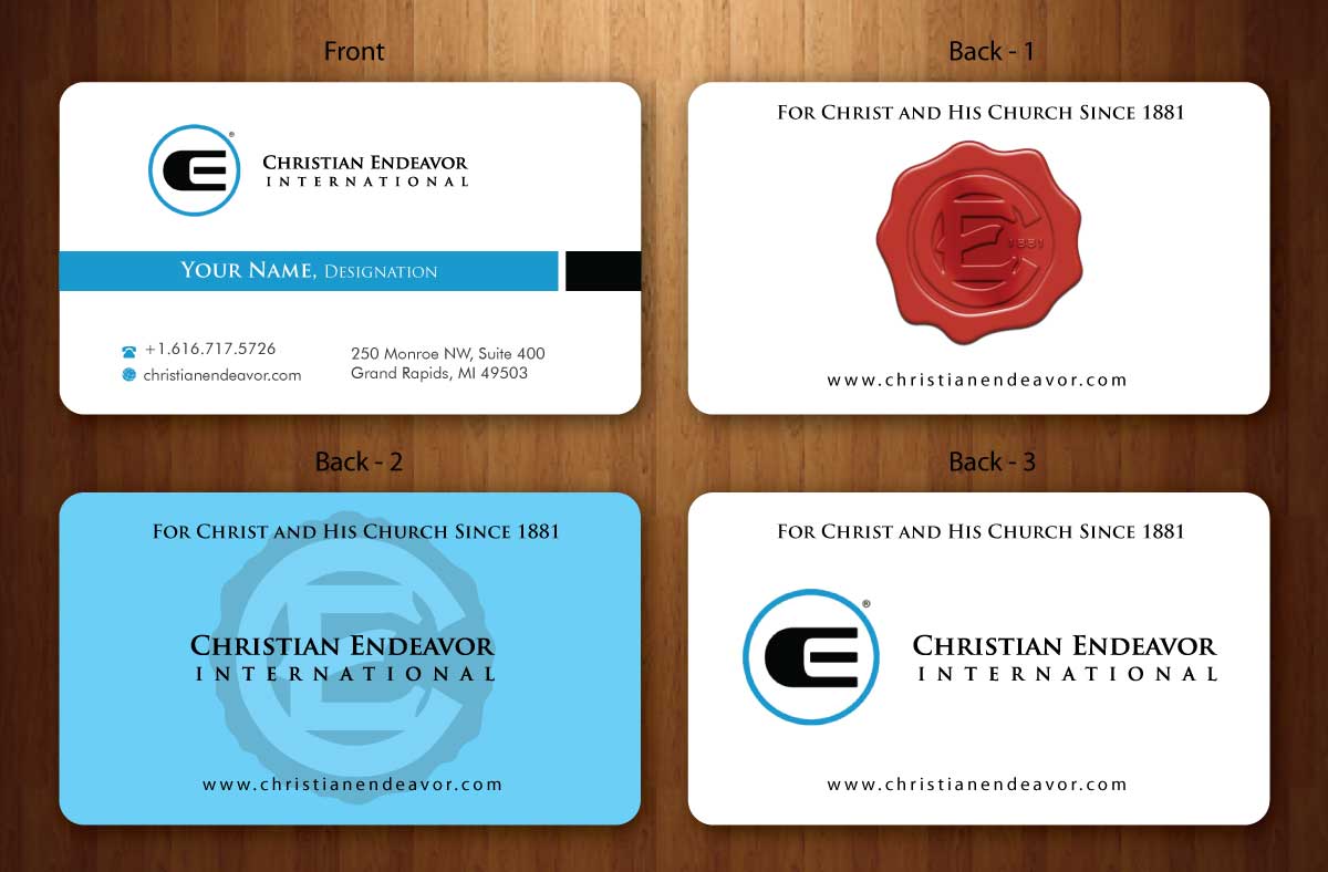 Schreibwaren-Design von Sbss für Christian Endeavor International | Design #1536864