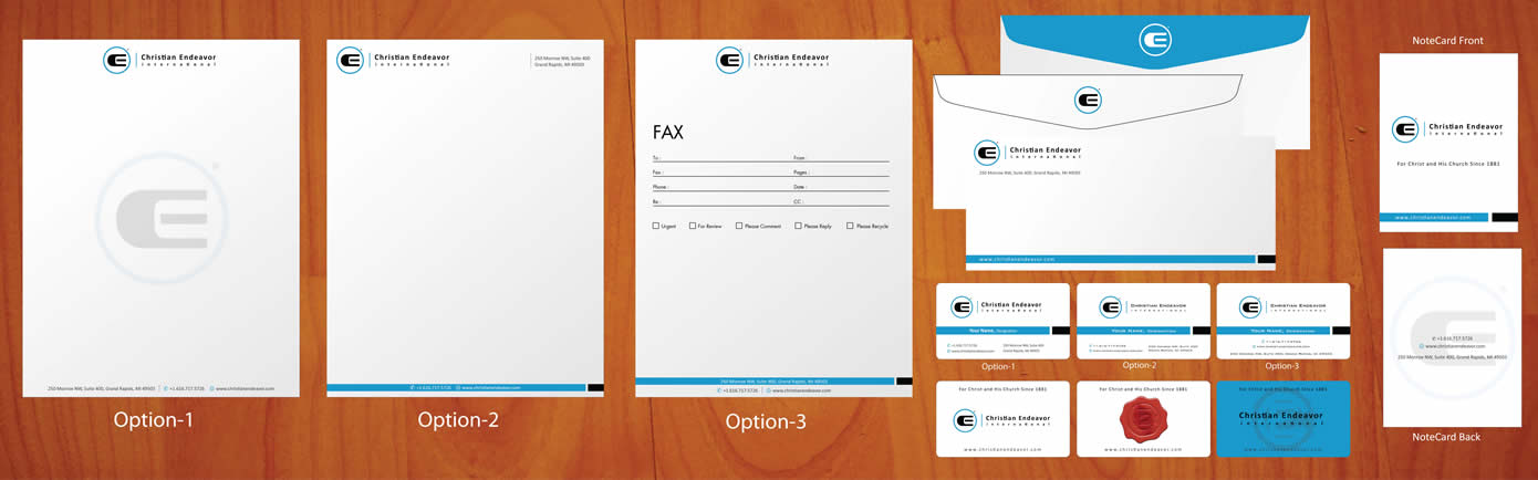 Stationery Design by Sbss for Christian Endeavor International | Design #1553093
