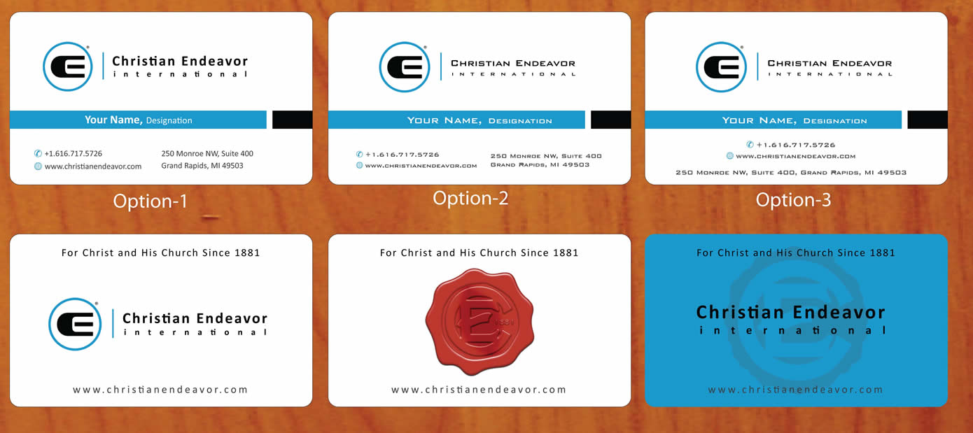 Schreibwaren-Design von Sbss für Christian Endeavor International | Design #1553102