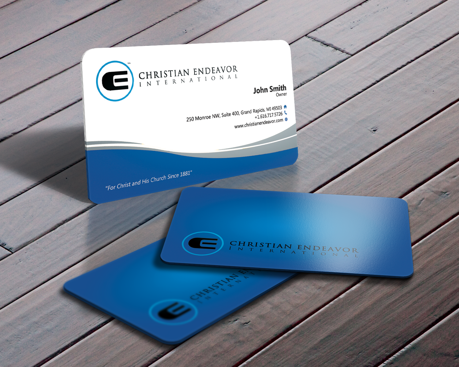 Stationery Design by Sarah Mathews for Christian Endeavor International | Design #1552625