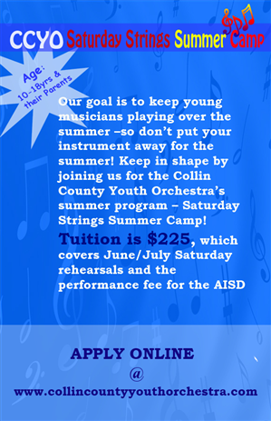 Design de Poster par Maryam pour Collin County Youth Orchestra | Design #1543949