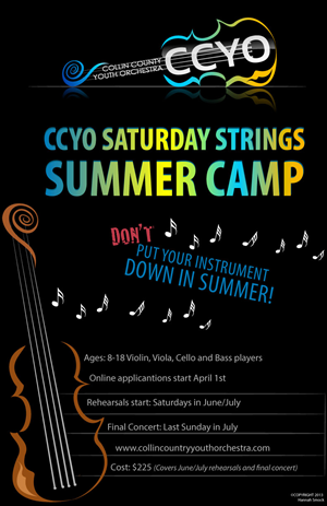 Design de Poster par Lady Gray pour Collin County Youth Orchestra | Design #1561007