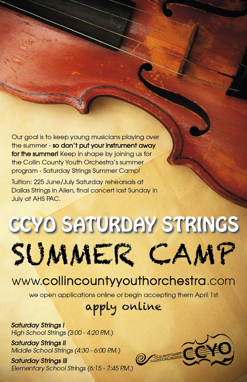 Poster Design by Dalibor Zunic for Collin County Youth Orchestra | Design #1548078