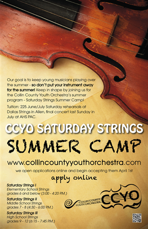 Poster Design by Dalibor Zunic for Collin County Youth Orchestra | Design: #1568770