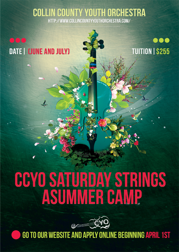 Poster Design by goodmonkey for Collin County Youth Orchestra | Design #1541097