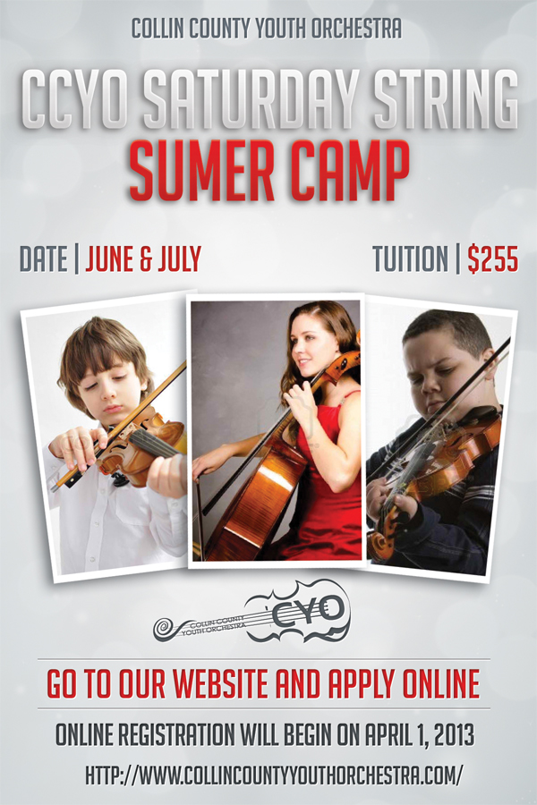 Poster Design by goodmonkey for Collin County Youth Orchestra | Design #1542833