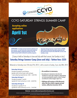 Poster Design by Sbss for Collin County Youth Orchestra | Design: #1543502