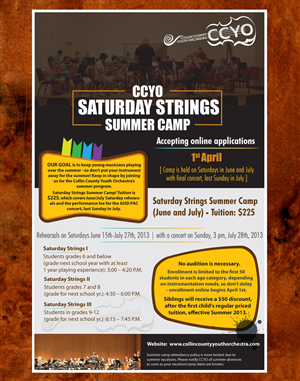 Diseño de Póster por Sbss para Collin County Youth Orchestra | Diseño: #1543505