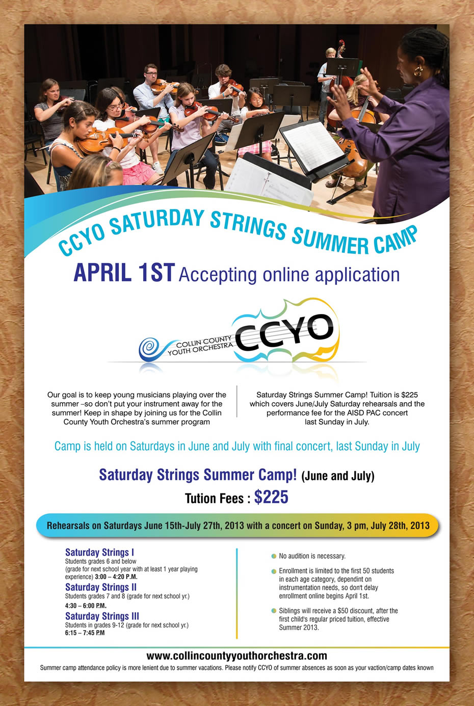 Diseño de Póster por Sbss para Collin County Youth Orchestra | Diseño #1545160