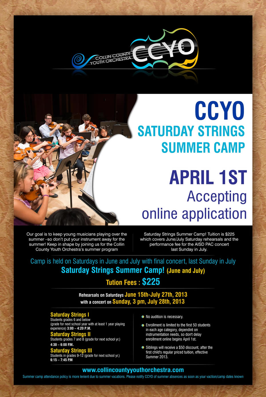 Poster Design by Sbss for Collin County Youth Orchestra | Design #1545168