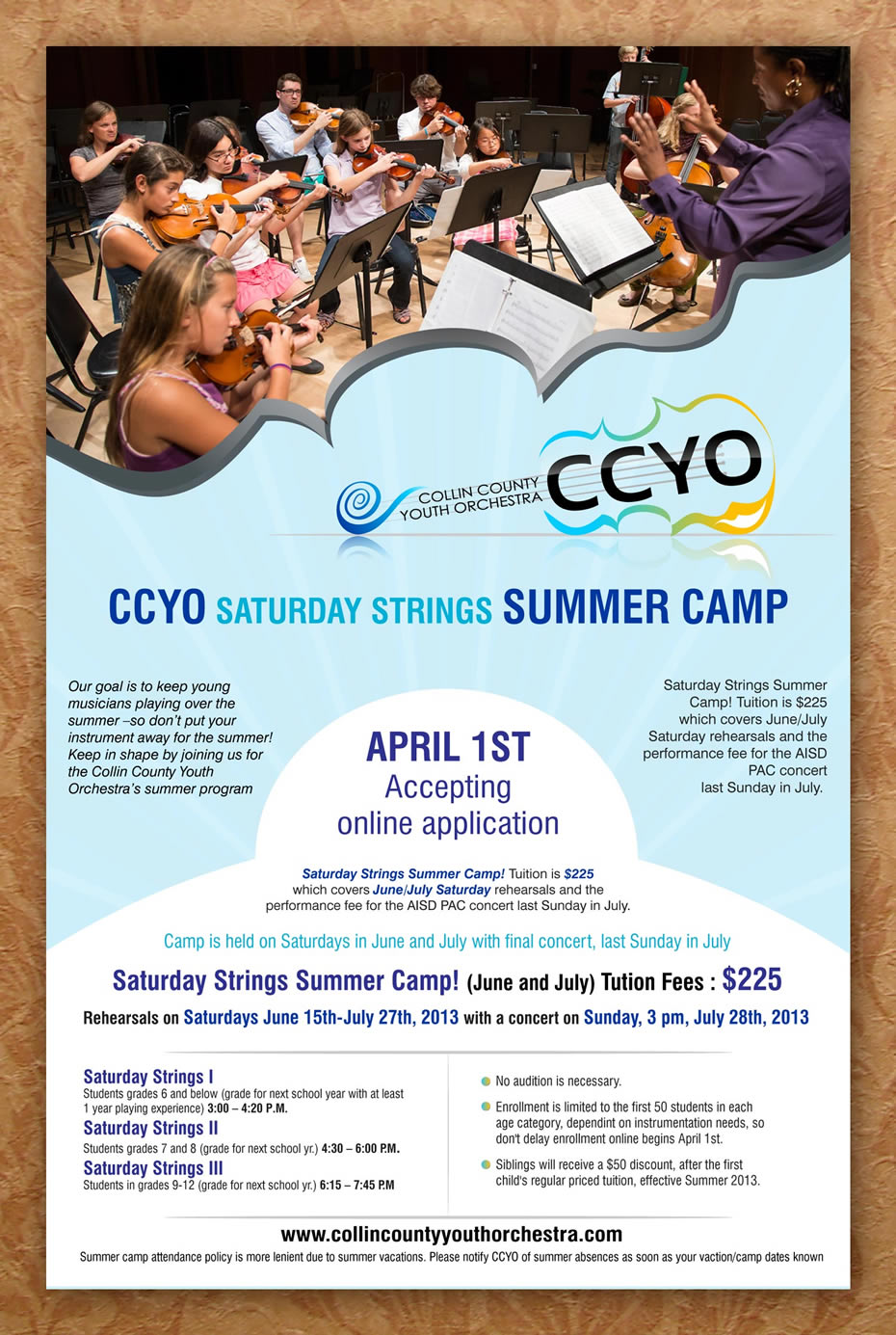 Diseño de Póster por Sbss para Collin County Youth Orchestra | Diseño #1545170