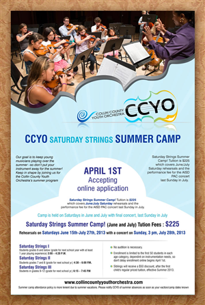 Poster Design by Sbss for Collin County Youth Orchestra | Design: #1545170