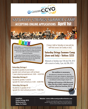 Diseño de Póster por Sbss para Collin County Youth Orchestra | Diseño: #1546834