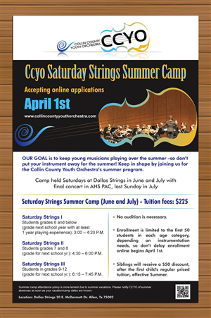 Poster Design by Sbss for Collin County Youth Orchestra | Design: #1553052