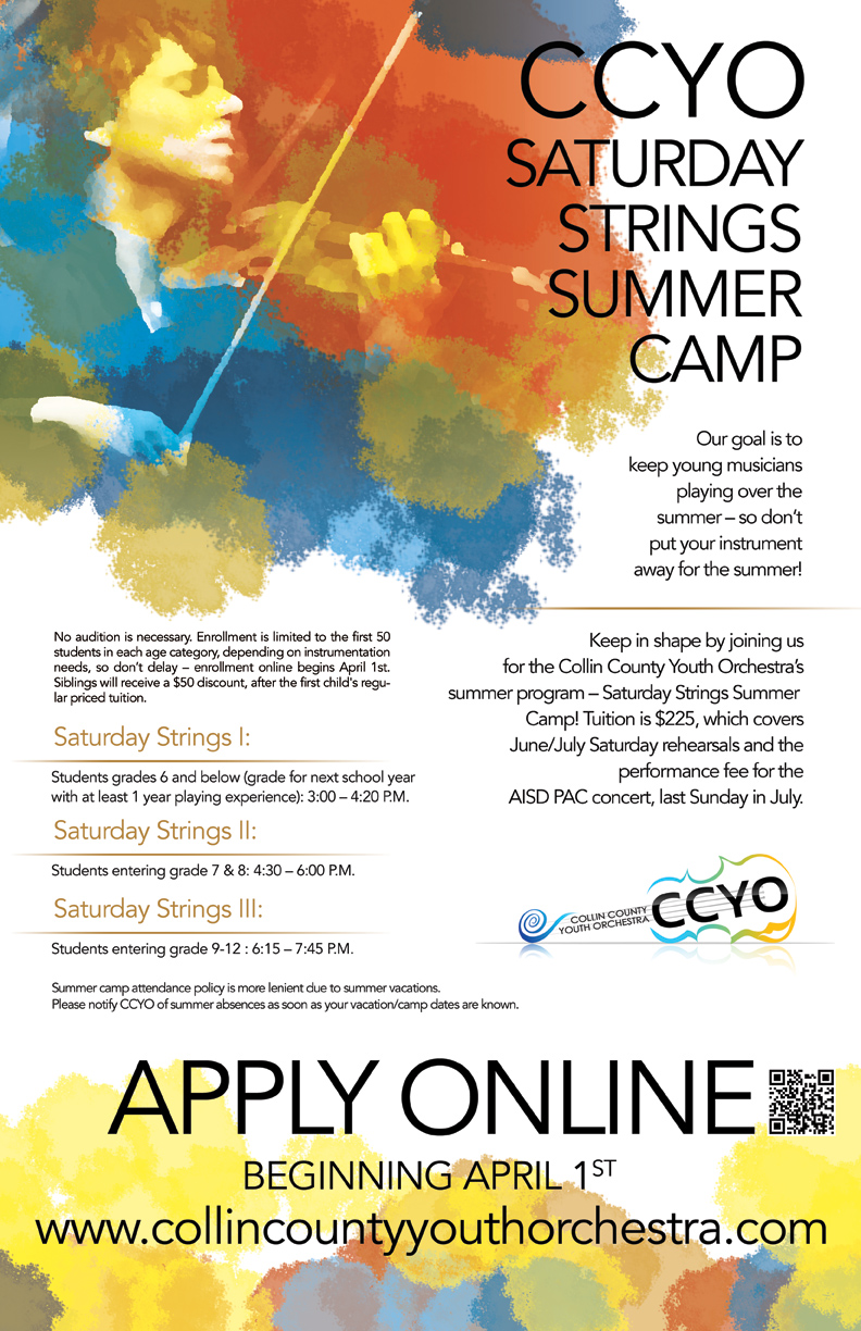 Poster Design by katrina for Collin County Youth Orchestra | Design: #1552619