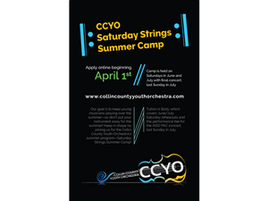 Design de Poster par zabicka pour Collin County Youth Orchestra | Design #1534385