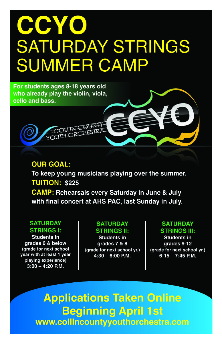 Poster Design by tjgdzns for Collin County Youth Orchestra | Design #1546078