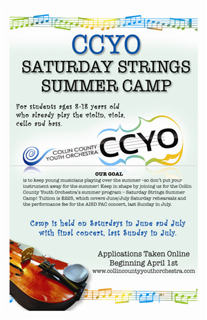 Poster Design by tjgdzns for Collin County Youth Orchestra | Design: #1548989