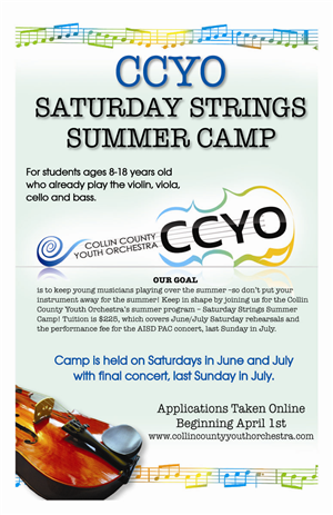 Design de Poster par tjgdzns pour Collin County Youth Orchestra | Design #1556632