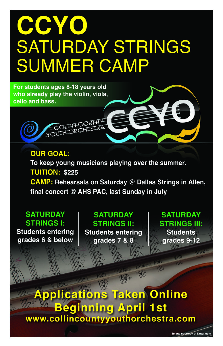 Poster-Design von tjgdzns für Collin County Youth Orchestra | Design #1556662