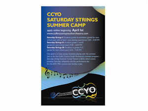Diseño de Póster por Alexandra para Collin County Youth Orchestra | Diseño: #1539304