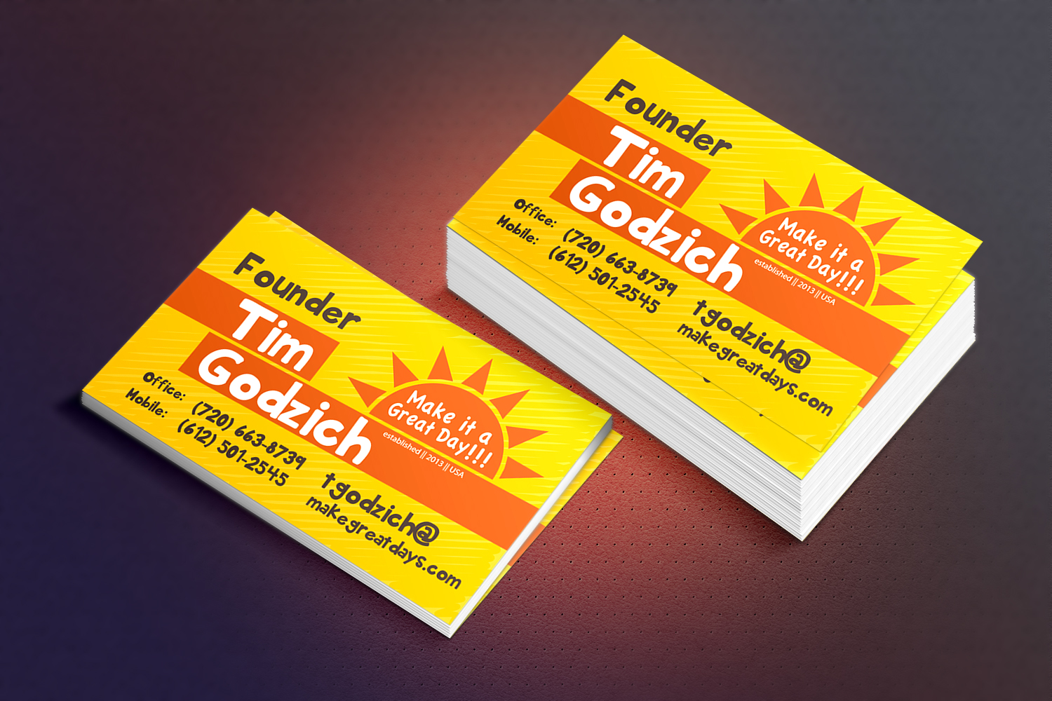 Business Card Design by Teos for this project | Design #5590304