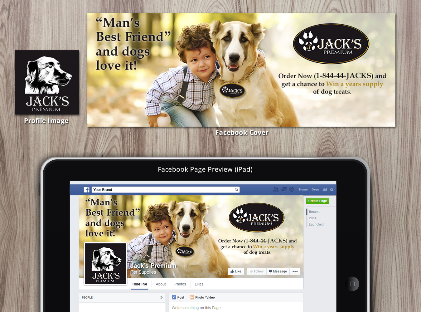 Facebook Design by Nelsur for Jack''s Premium | Design #5599134