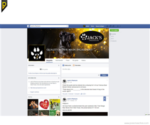Facebook-Design von poisonvectors für Jack''s Premium | Design #5564601