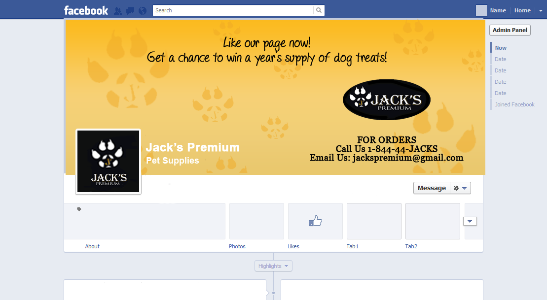 Diseño de Facebook por Sarah Mathews para Jack''s Premium | Diseño #5559650
