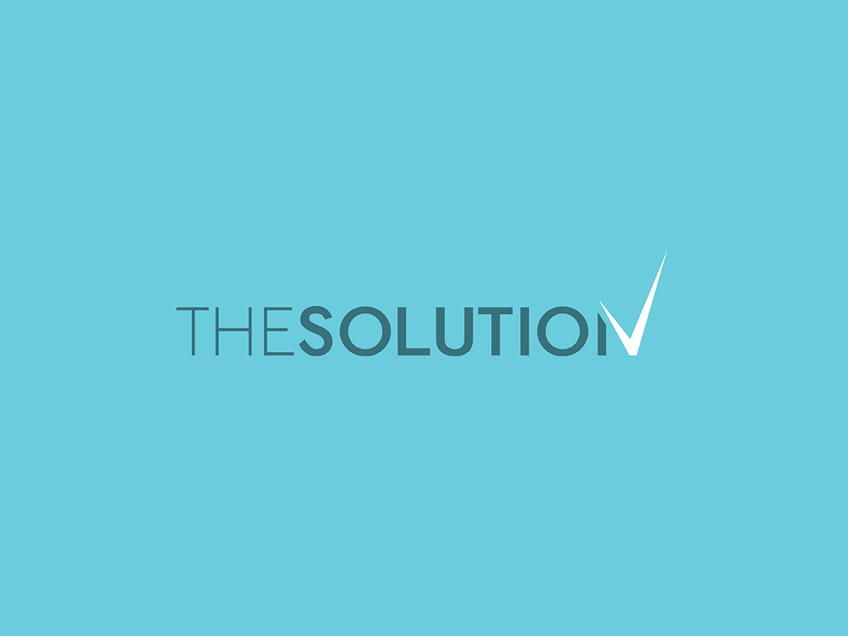 Logo Design by Pantone311c for The Solution | Design #5628300