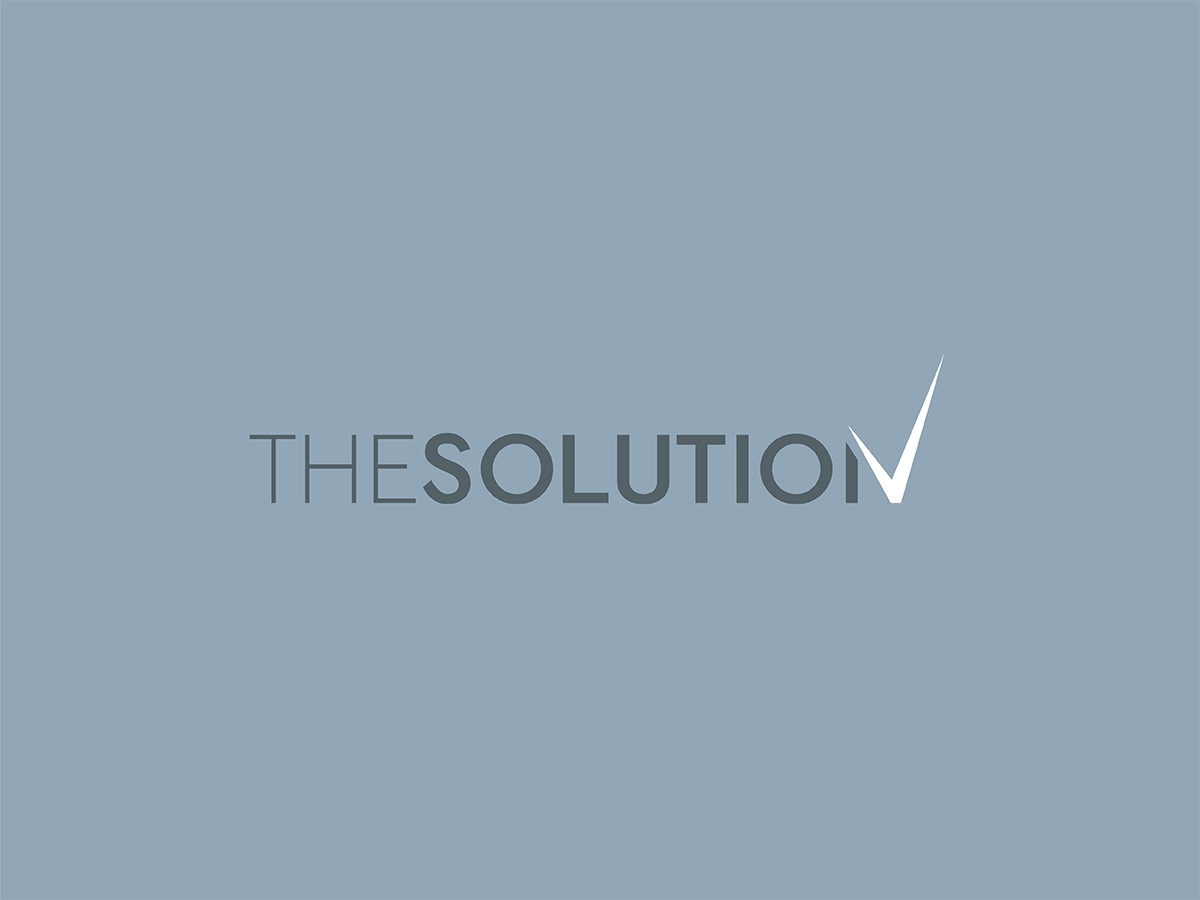 Logo Design by Pantone311c for The Solution | Design #5628304