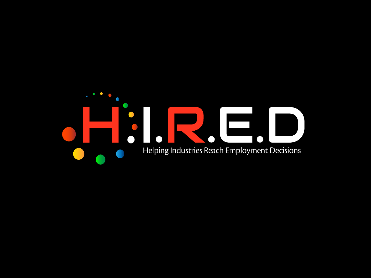 Logo Design by raluca.b for H.I.R.E.D | Design #5665464