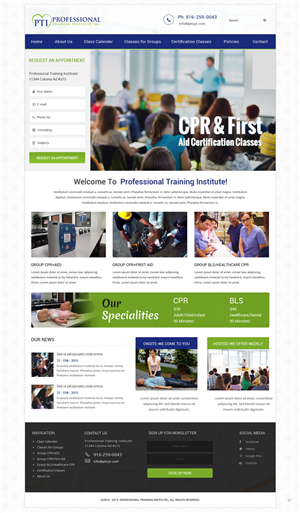 Wordpress Design by pb for this project | Design: #5581224