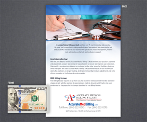 Flyer Design by Brian Ellis for Accurate Medical Biling and Audit | Design: #5560474
