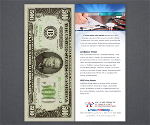 Trade Show Hand Out for www.accuratemedbilling.com  | Flyer-Design von Brian Ellis