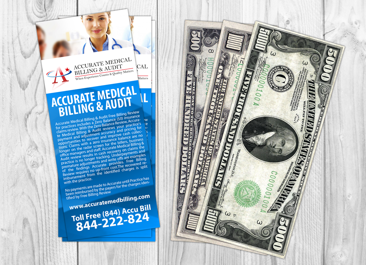 Flyer Design by Victor_pro for Accurate Medical Biling and Audit | Design #5574616