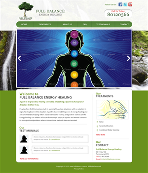 Web Design by Atom for this project | Design: #1601603