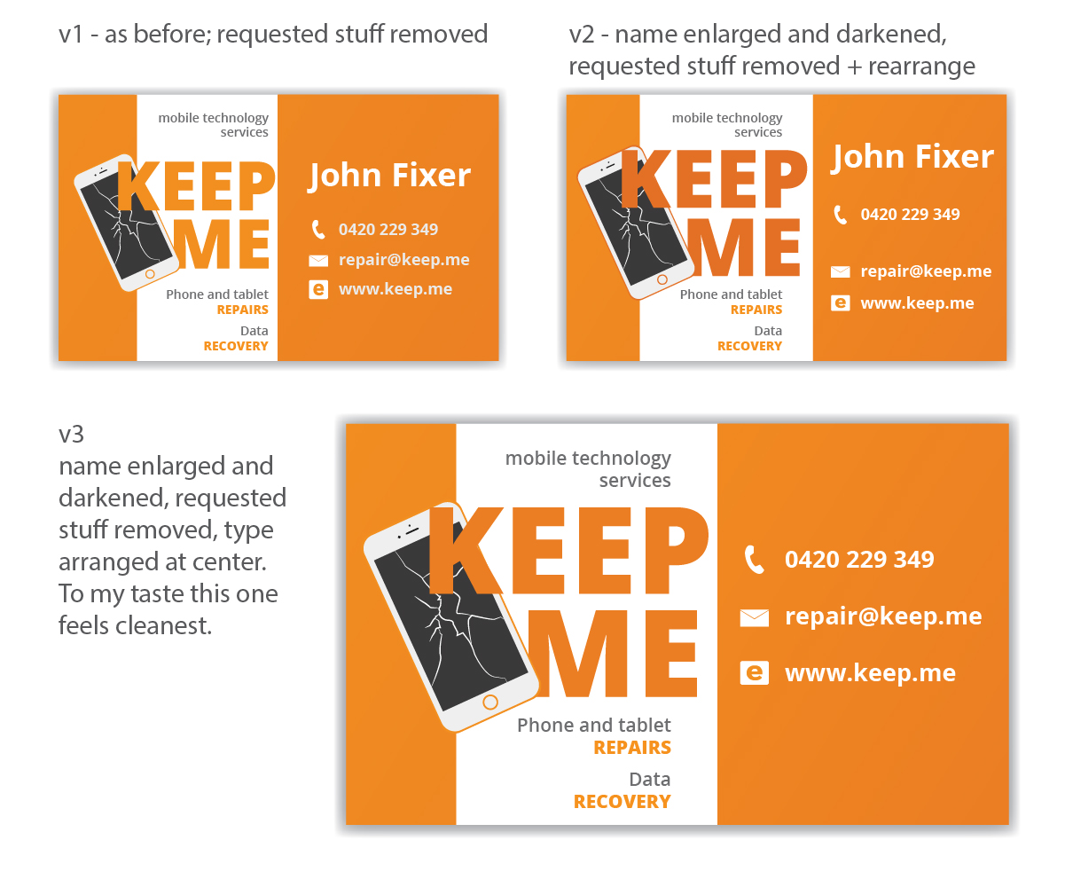 Business Card Design by dii for this project | Design #5578061