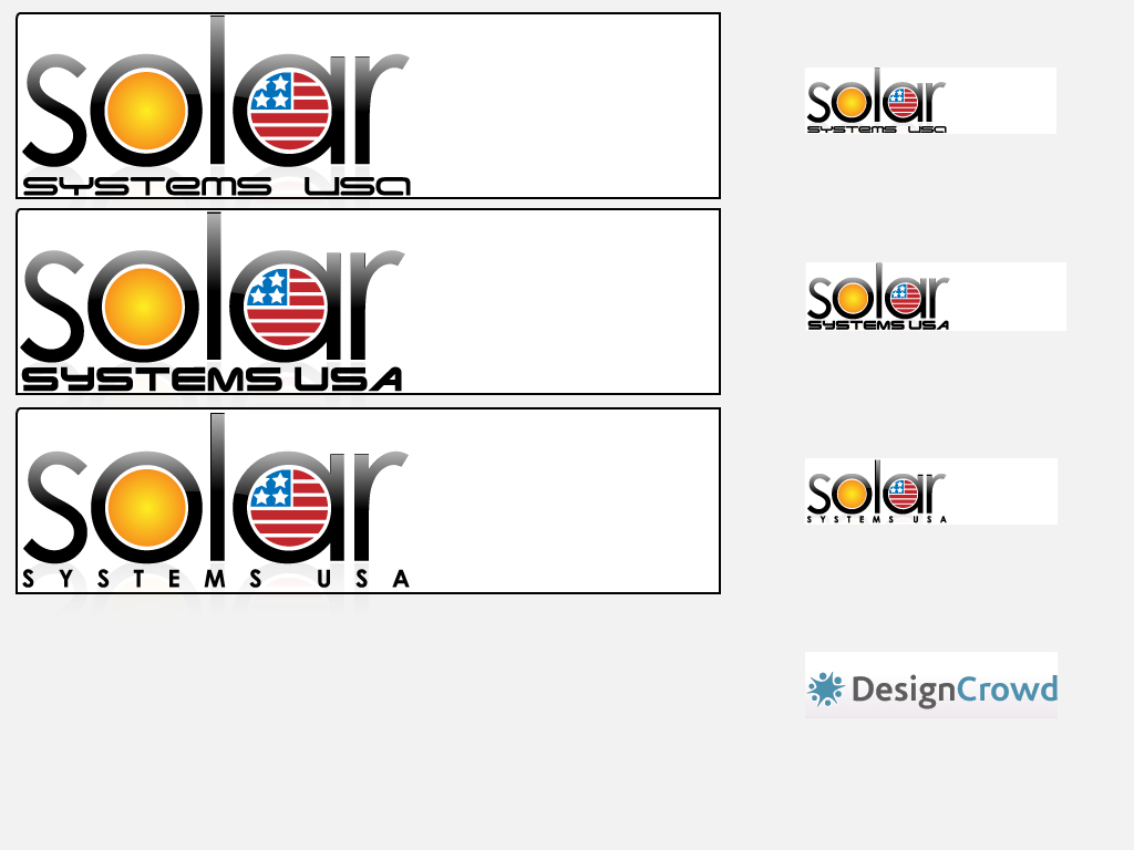 Logo Design by HyperTime Studio for Solar Systems USA | Design #297271