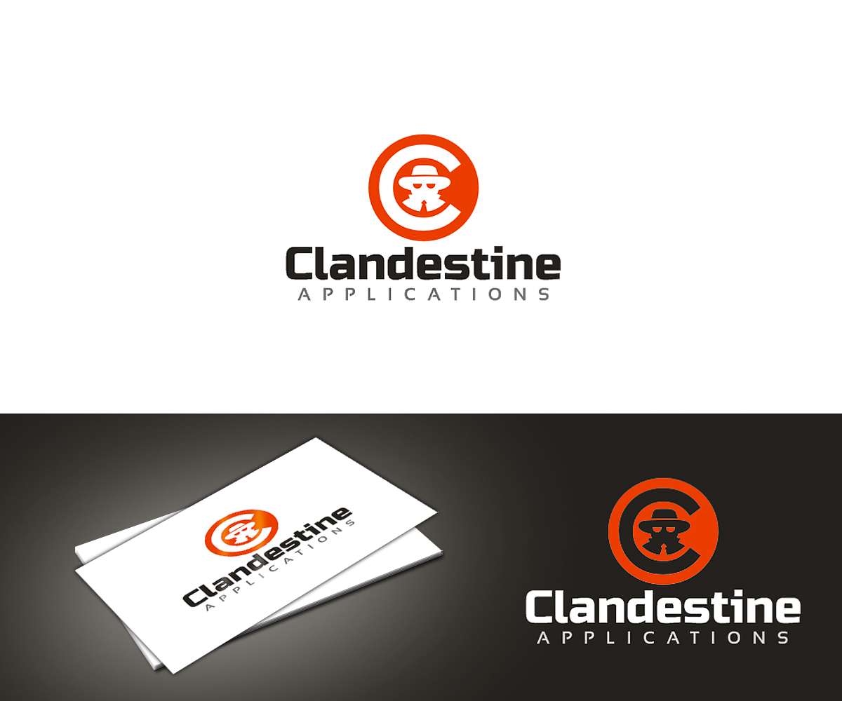 Logo Design by Vishak vasu for Clandestine Applications | Design #5753040