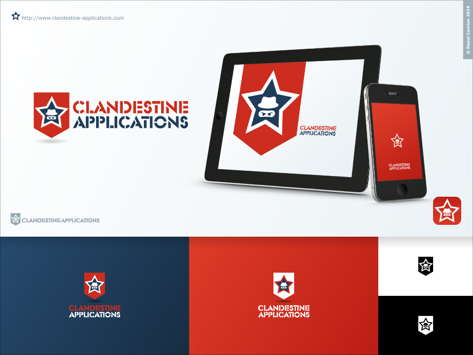 Logo Design by Raoul Camion for Clandestine Applications | Design #5712281