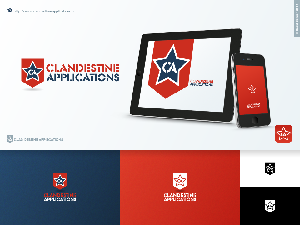 Logo Design by Raoul Camion for Clandestine Applications | Design #5730011