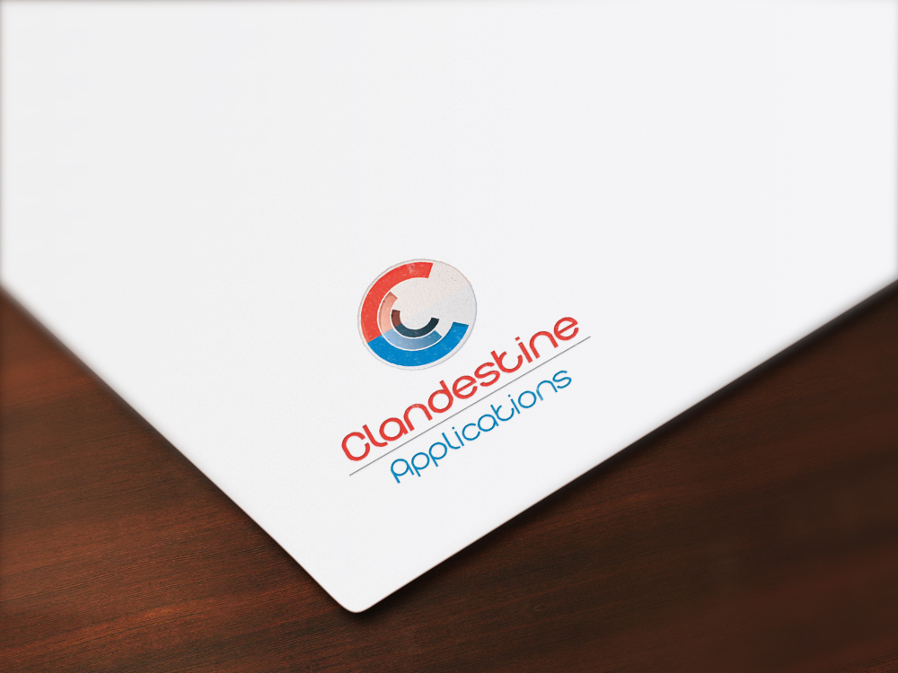 Logo Design by Shashka designs for Clandestine Applications | Design #5755216